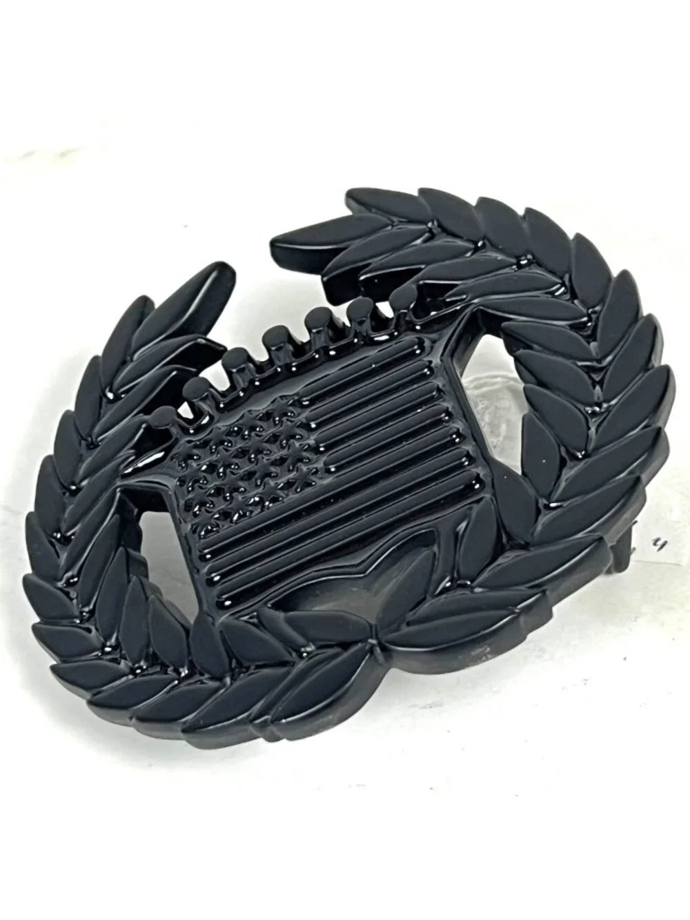 Famous Stars And Straps Mens Belt Buckle Caddie USA Logo Black Stealth Tactical